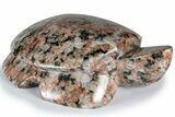 Carved Blue Dot Granite Turtle - Australia #309100-1